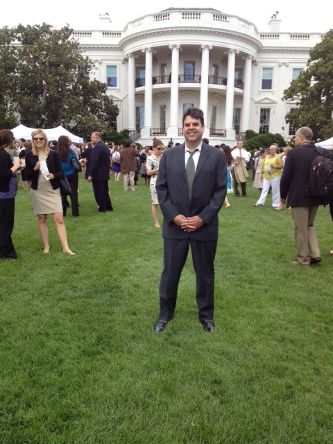 Chuck at white house